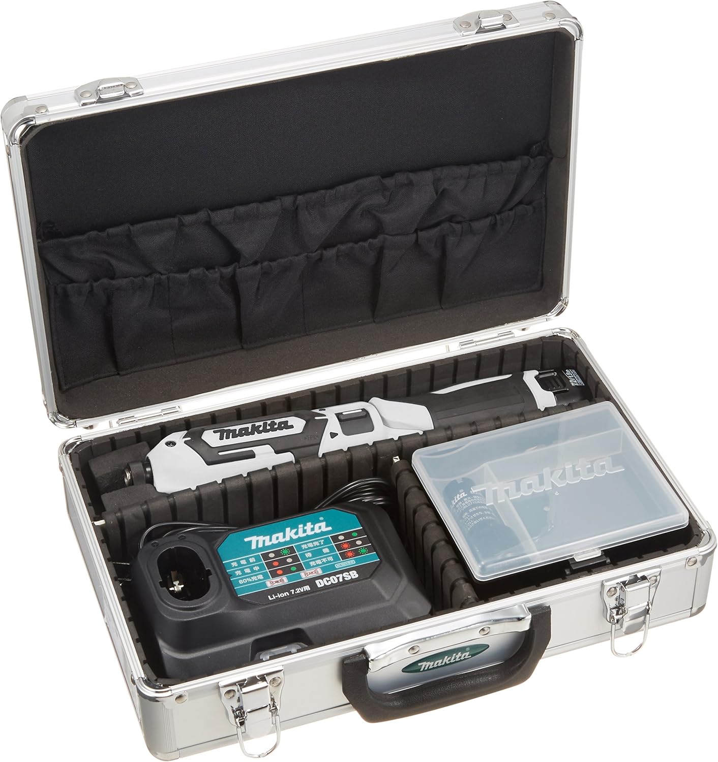 マキタ(Makita) ペン型インパクトドライバ TD022DSHXW 7.2V 白 トルク25Nm バッテリ2本・充電器付