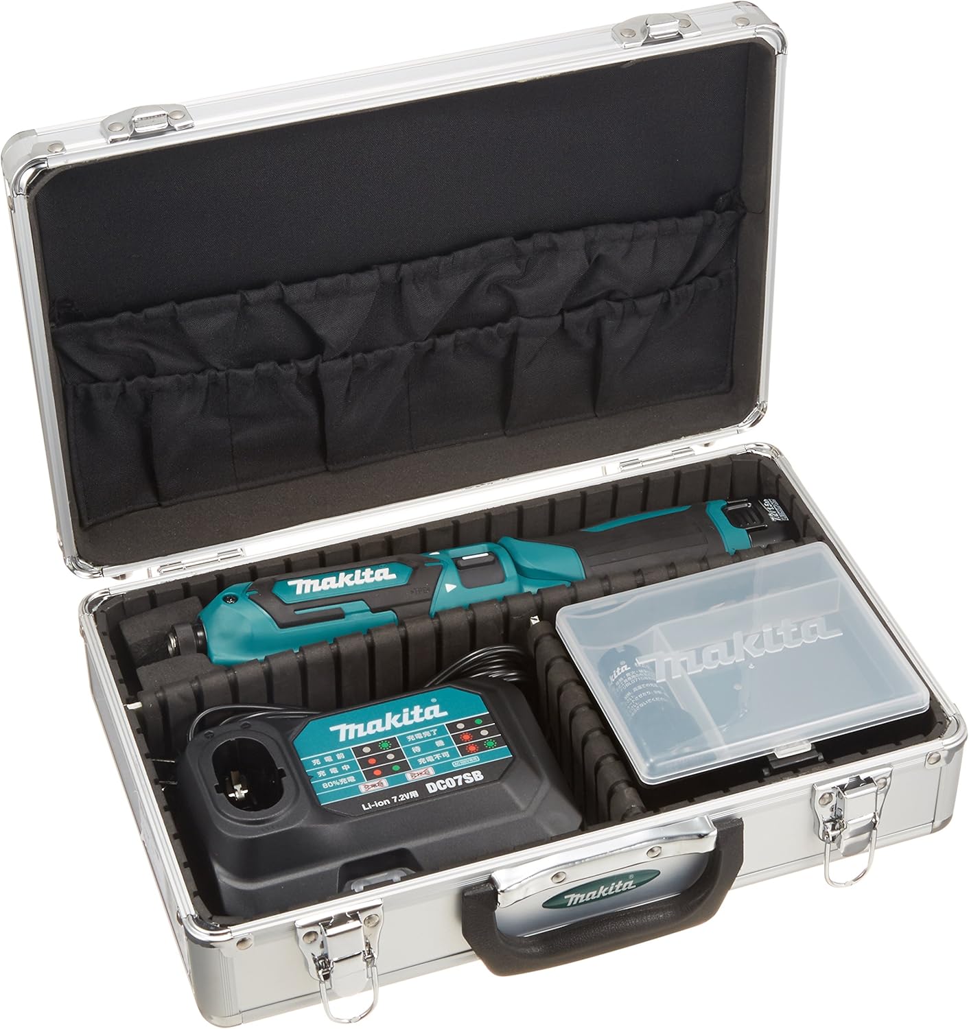 マキタ(Makita) ペン型インパクトドライバ TD022DSHX 7.2V 青 トルク25Nm バッテリ2本・充電器付