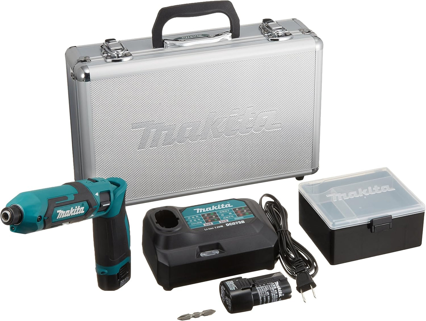 マキタ(Makita) ペン型インパクトドライバ TD022DSHX 7.2V 青 トルク25Nm バッテリ2本・充電器付