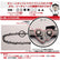 Makita (マキタ) チェーン刃 A-55653 91PX52E 旧91VG52E ソーチェーン 替刃 350mm 3/8インチ 52コマ ゲージ1.3mm チェーンソー用 1枚