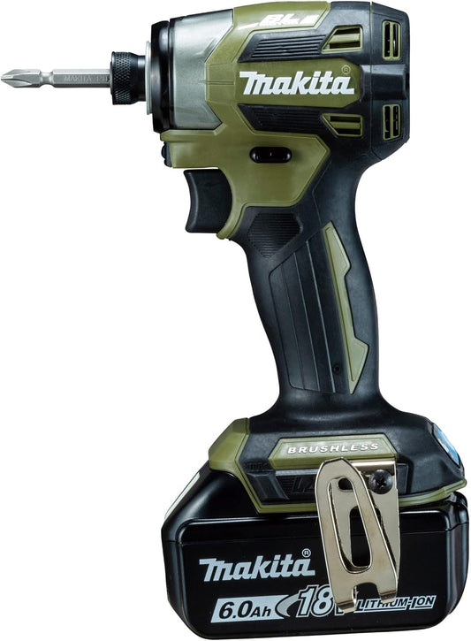 マキタ(Makita) 充電式インパクトドライバ 18V 6Ah バッテリ2本・充電器・ケース付 TD173DRGXO