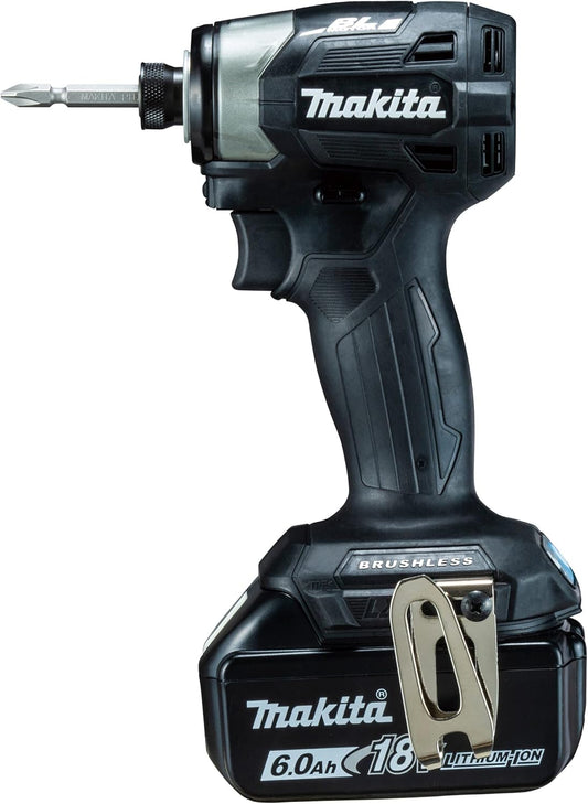マキタ(Makita) 充電式インパクトドライバ 18V 6Ah 黒 バッテリ2本・充電器・ケース付 TD173DRGXB