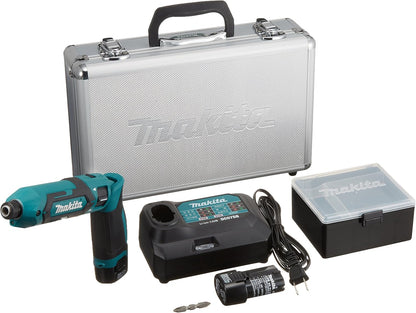 マキタ(Makita) ペン型インパクトドライバ TD022DSHX 7.2V 青 トルク25Nm バッテリ2本・充電器付